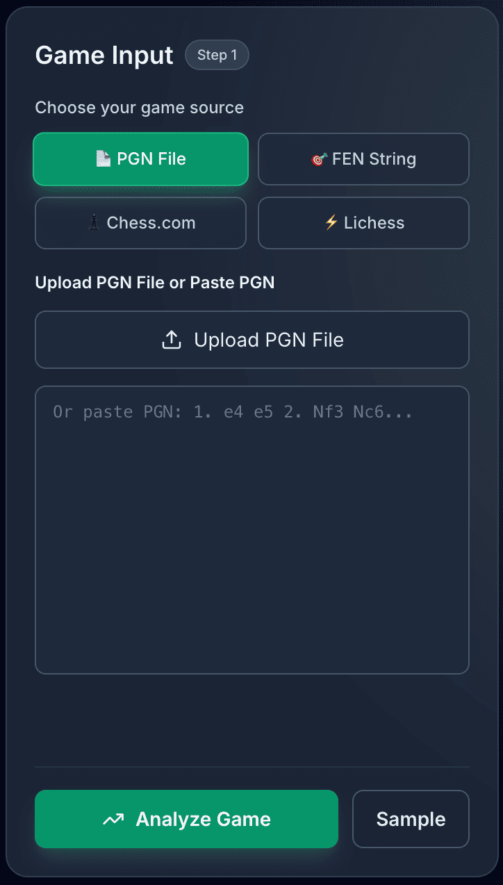 Import Your Chess Game